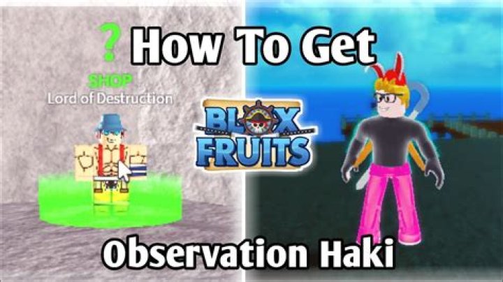 How to Get Observation Haki in Blox Fruits