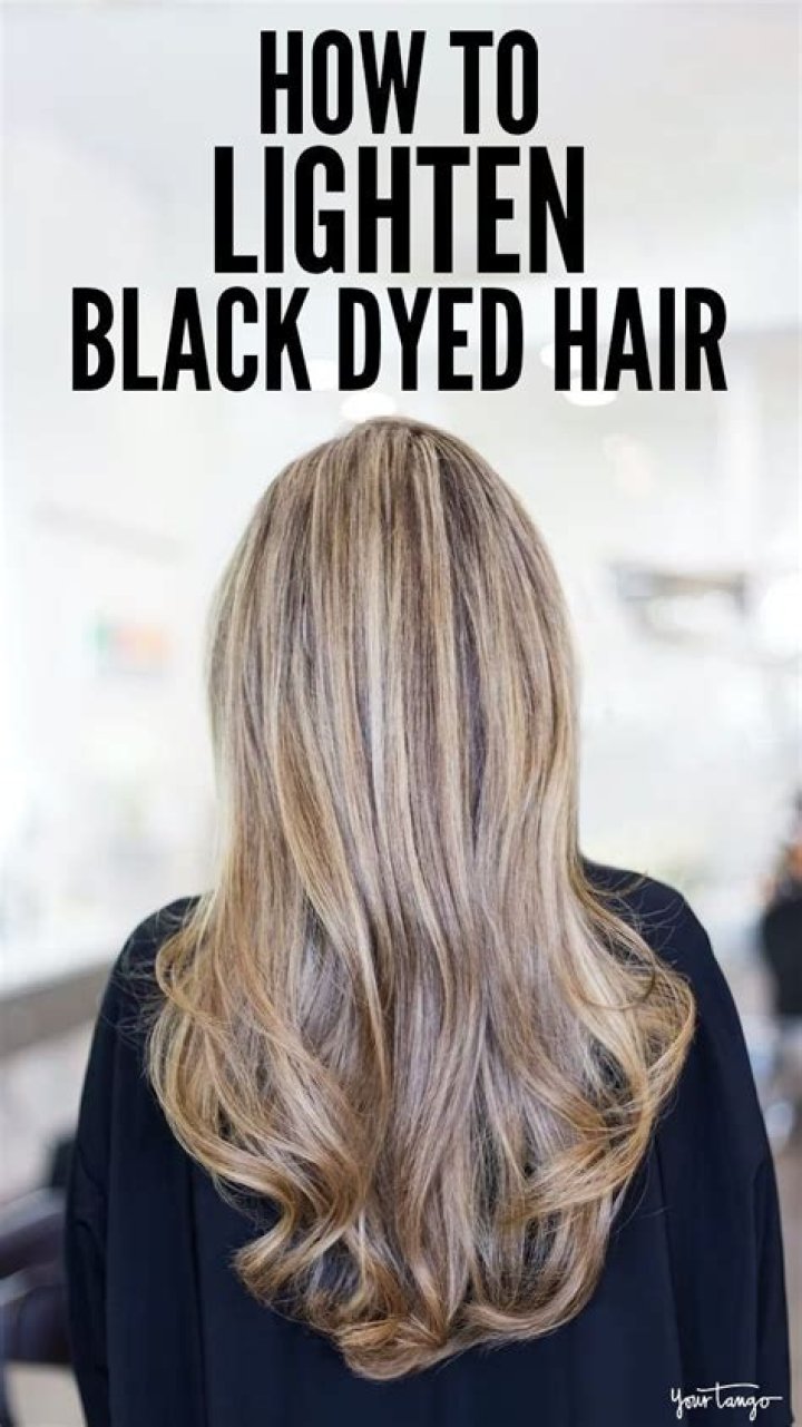 How To Lighten Dyed Black Hair In 10 Steps