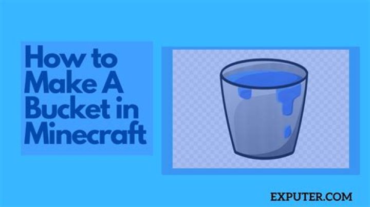 How to Make a Bucket in Minecraft? Different Uses of a Handy Bucket Explained