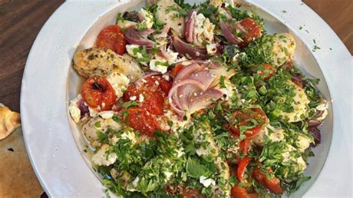 How to Make Feta and Tomato Sheet Pan Bake with Shrimp or Chicken | Rachael Ray