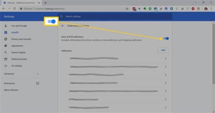 How to manage Chrome's Autofill feature