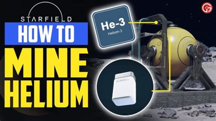How to Mine Helium 3 Starfield Harvest He-3