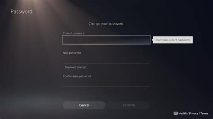 How to reset and change your password on PS5