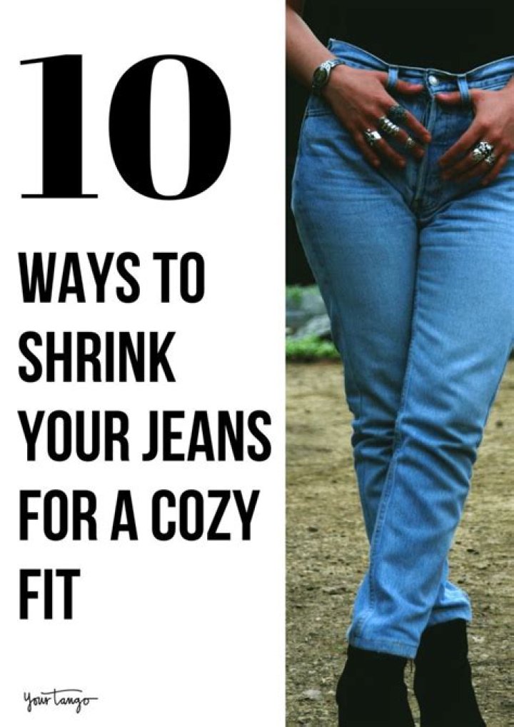 How To Shrink Jeans & Make Them Smaller