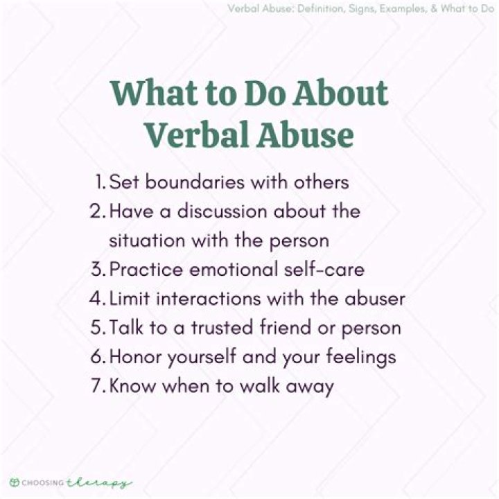 How To Stop Verbal Abuse With One Simple Trick