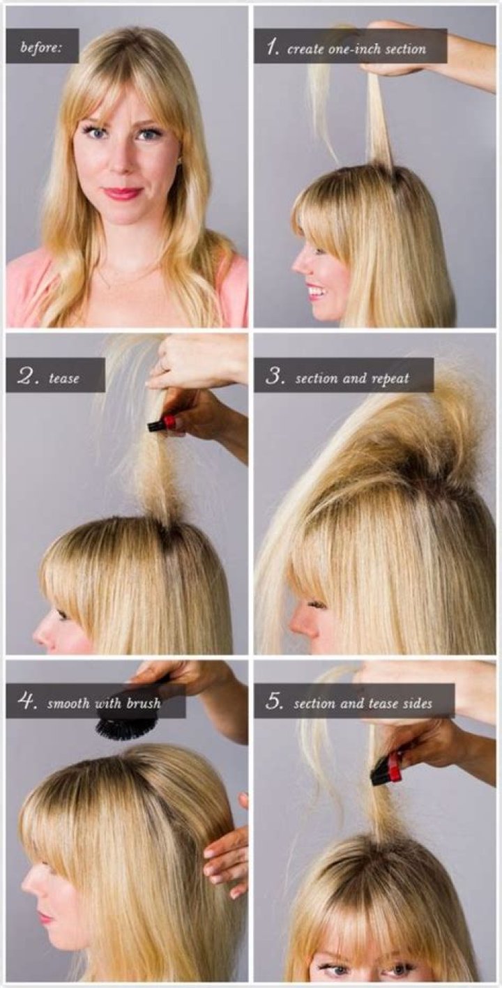 How to Tease Hair: the Bigger, the Better