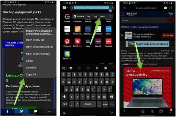 How to use copy and paste on Android