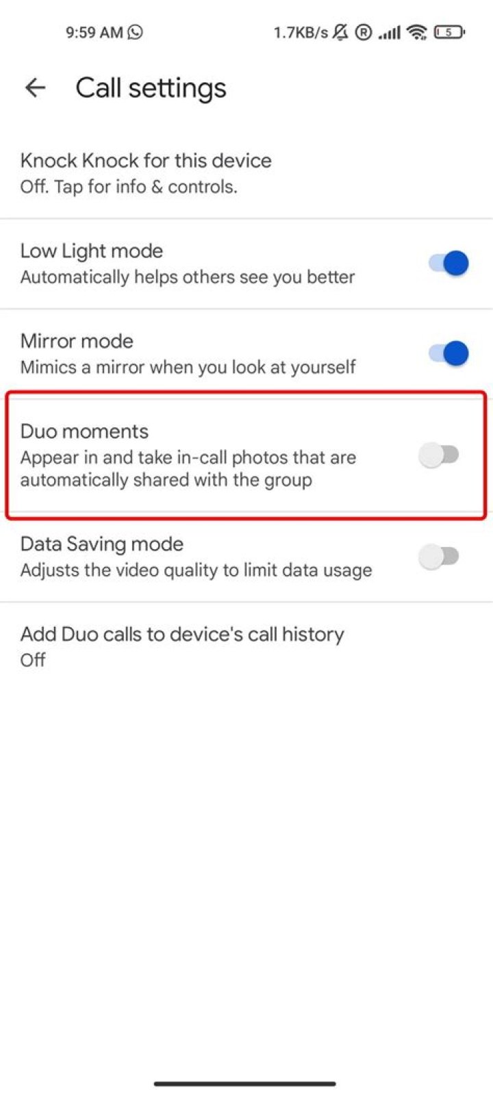 How to use Google Duo moments to take and share photos on group video calls