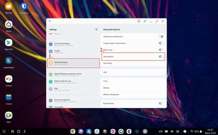 How to use the Samsung Galaxy Tab S8 series in DeX mode