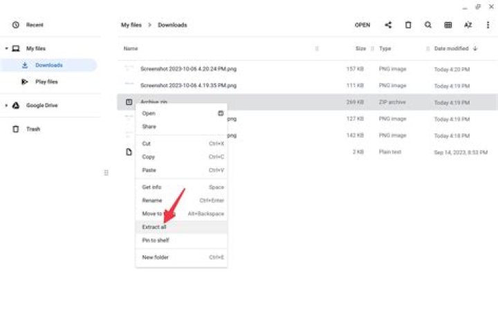 How to zip and unzip files on a Chromebook
