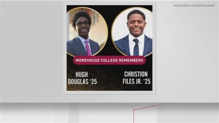 Hugh Douglas memorial service Morehouse student killed car crash