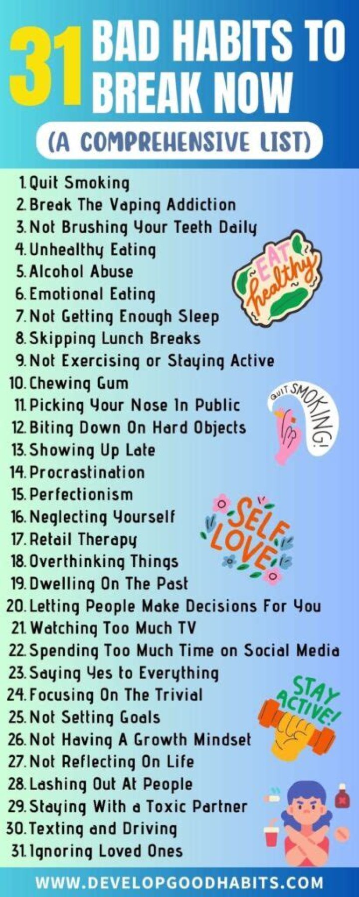 If You Keep Up These 3 Bad Habits, You'll Never Grow As A Person