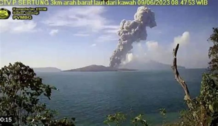 Indonesia's Mount Anak Krakatau Erupts Again