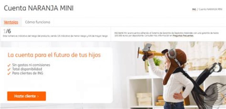 ING renueva su Cuenta Naranja con un 4% con letra pequeña