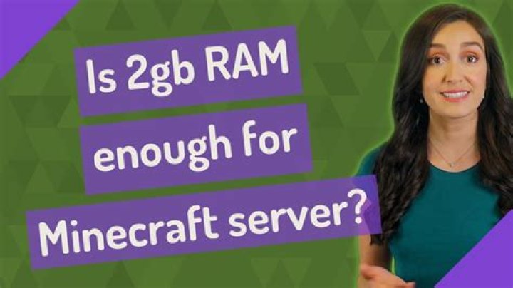 Is 2GB RAM enough for Minecraft?