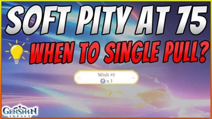 Is 75 soft pity Genshin Impact?
