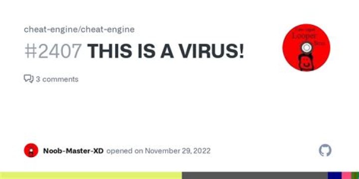 Is Cheat Engine a virus?
