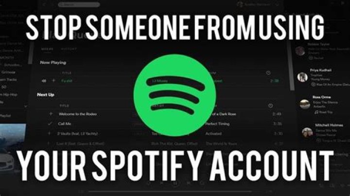 Is someone else using my Spotify account?