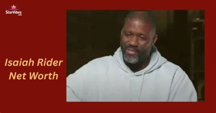 Isaiah Rider Net Worth  - Pulptastic