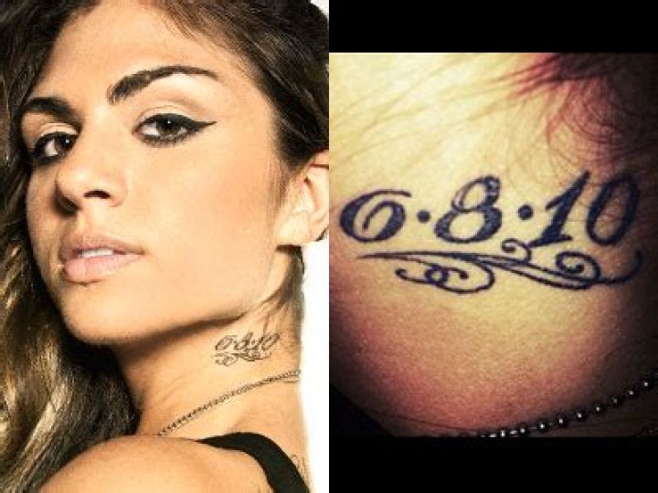 Jahan Yousaf Number Neck Tattoo