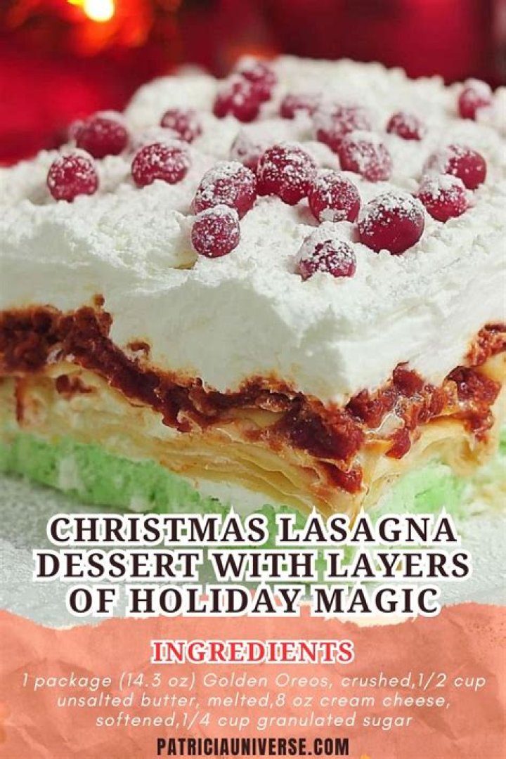 Jeanette's Holiday Lasagna | Recipe
