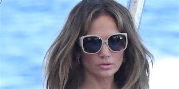 Jennifer Lopez Wore a Black String Bikini as a Top While Shopping in Capri