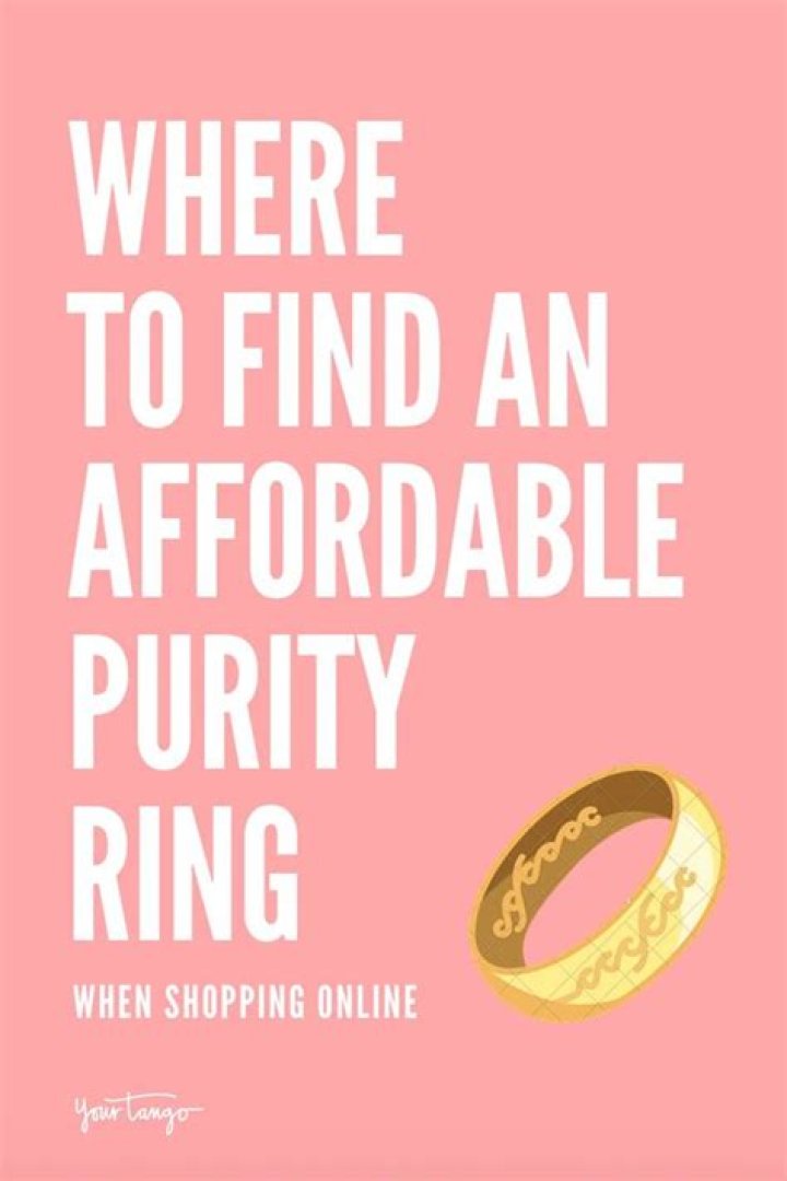 Jewelry Shopping Online? Where To Buy An Affordable Purity Ring