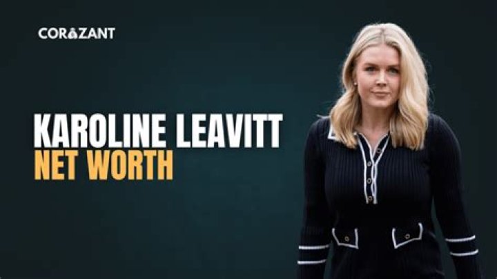 Karoline Leavitt Net Worth: A Deep Dive Into Her Financial Success