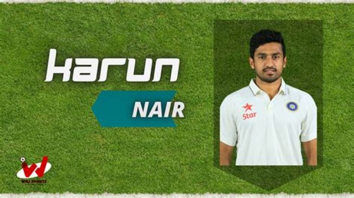 Karun Nair Biography, Wiki, Age, Height, Family, Career