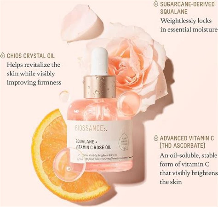 Kate Hudson Uses Biossance Squalane + Vitamin C Rose Oil