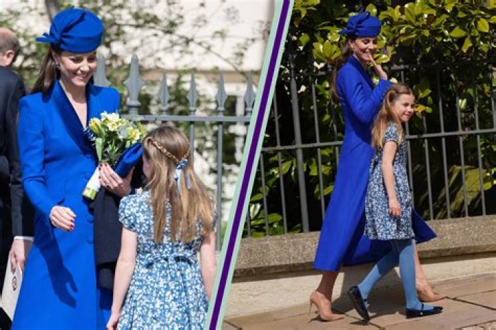 Kate Middleton and Princess Charlotte Had a Mother-Daughter Matching Moment on Easter