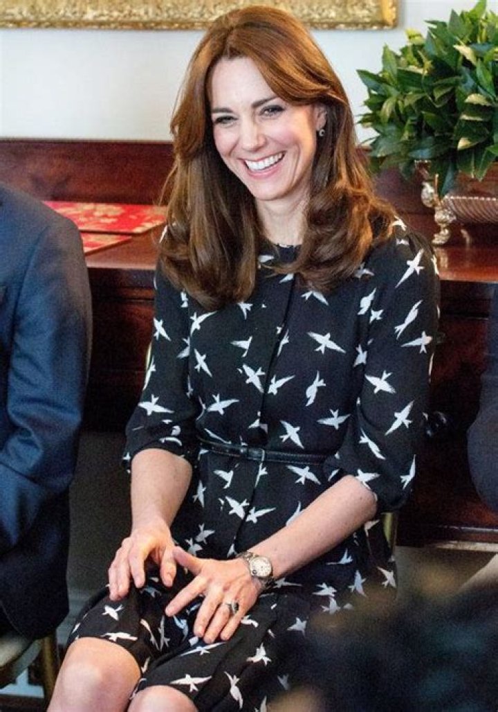 Kate Middleton Wears Checked Skirt Suit in London