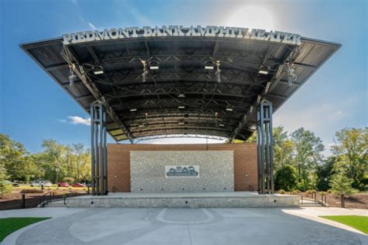Kennesaw building Depot Park amphitheater