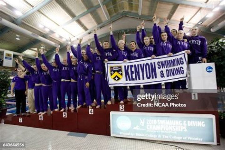 Kenyon College Men's Swimming Program Information