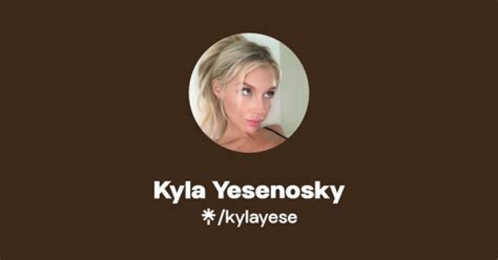 Kyla Yesenosky OnlyFans Leaked: The Complete Insight