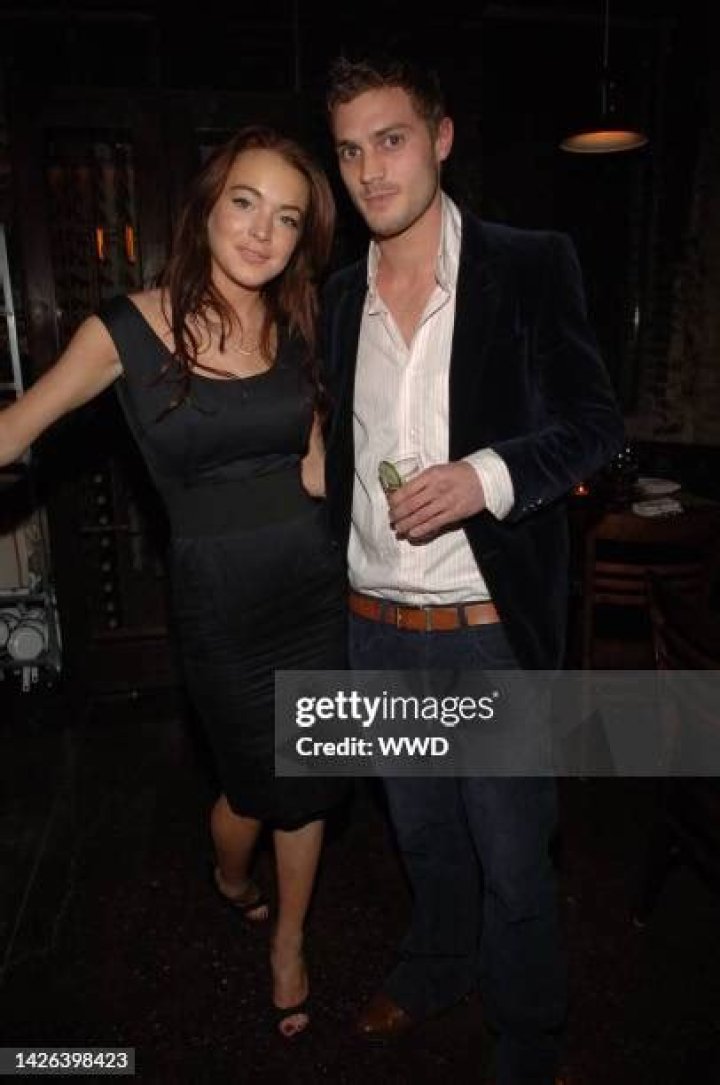 Lindsay Lohan and Jamie Dornan