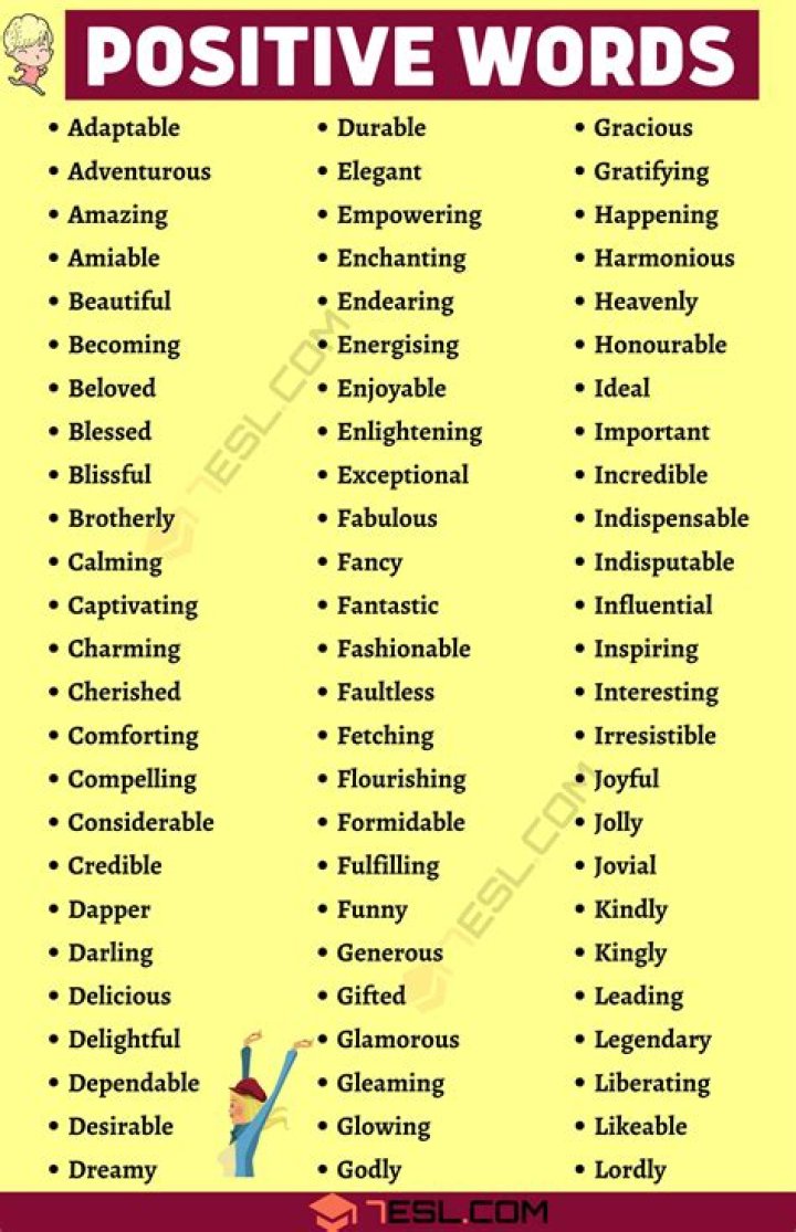 List of Positive Words that Make Your Conversation Sound Friendly