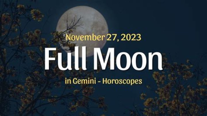 Love Horoscope For November 27, 2023, Full Moon In Gemini