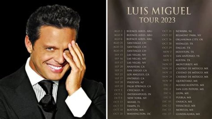 Luis Miguel anuncia una gira de 43 conciertos para 2023 sin parada en España