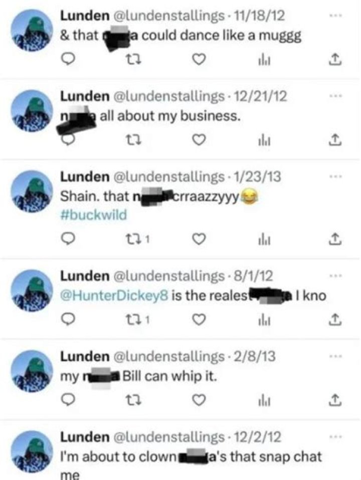Lunden Stallings Issues Apology After Resurfaced Racist Tweets Spark Backlash