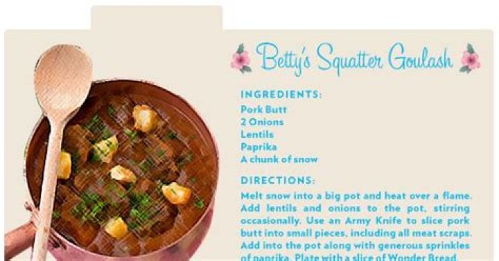 Mad Men: Clip and Save the Recipe for Betty’s Squatter Goulash
