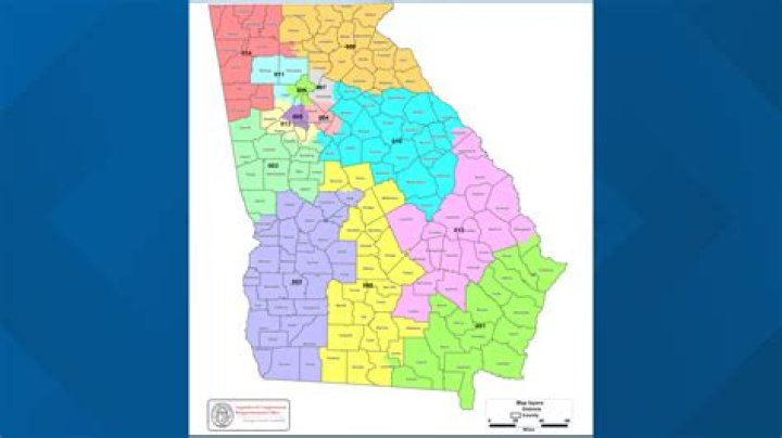 Map of new congressional districts in Georgia | Draft released