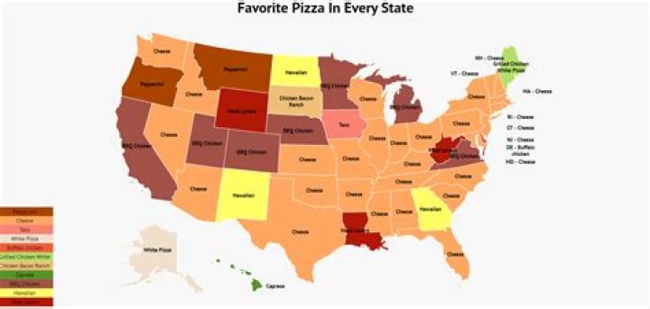 Map Shows Favorite Style In Each State