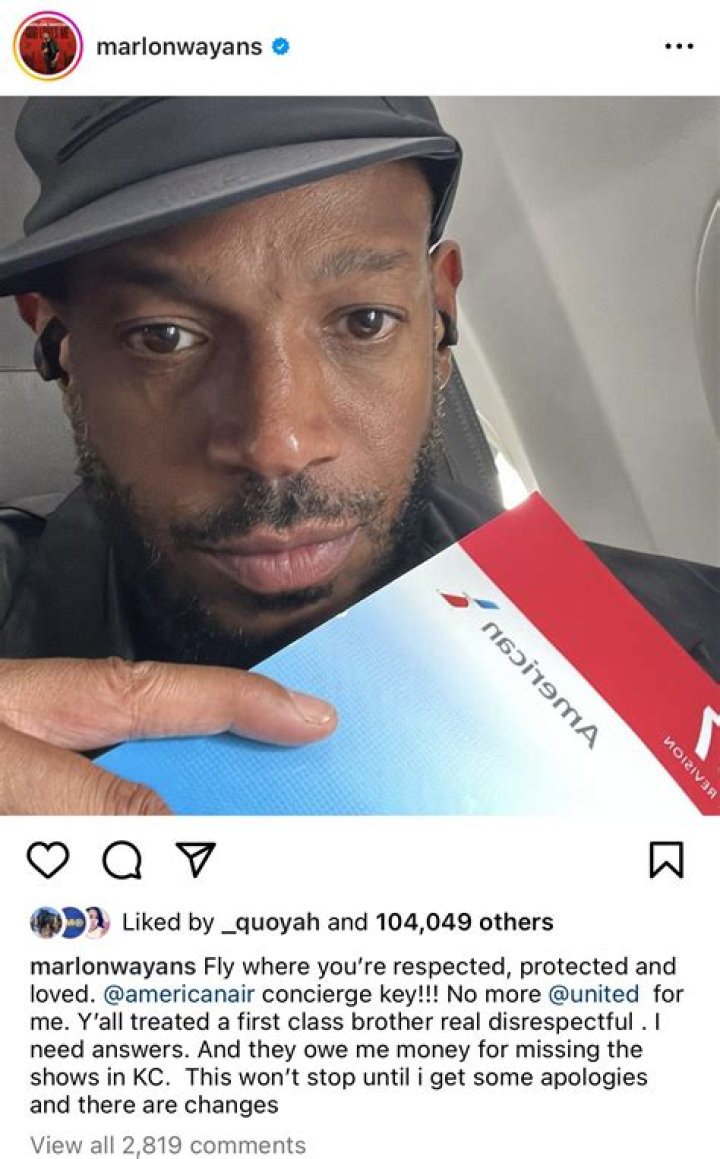 Marlon Wayans United Airlines Video Reddit Sparks Controversy