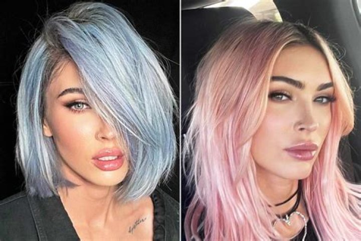 Megan Fox's Hair Transformation Includes a New Bob and Ice-Blue Color