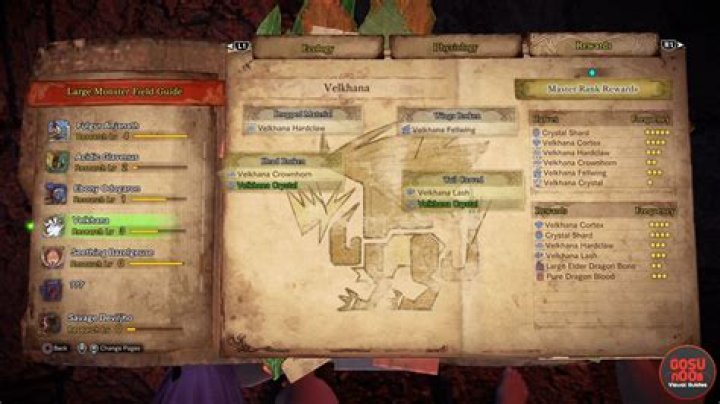 MHW Large Elder Dragon Bone & Gem, Pure Dragon Blood Locations