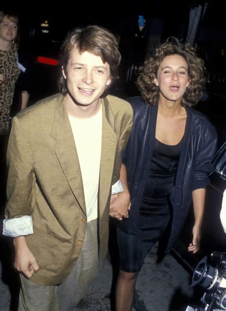 Michael Fox and Jennifer Grey