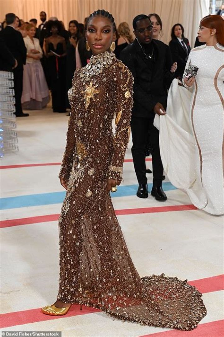 Michaela Coel's Completely Sheer 2023 Met Gala Gown Featured Glitzy Nipple Brooches