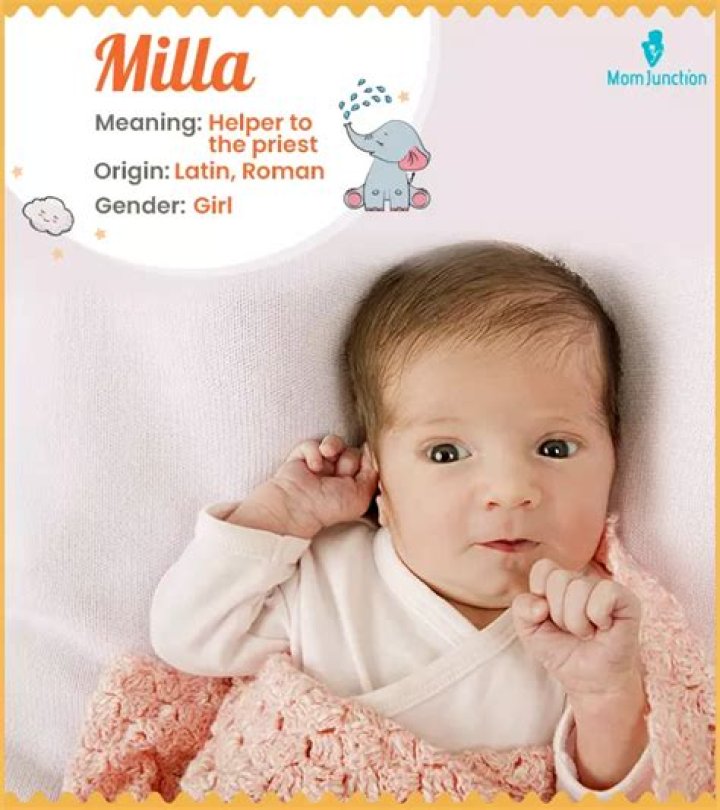Milla Meaning in English, Milla Baby Name Origin Gender Meaning Pronunciation