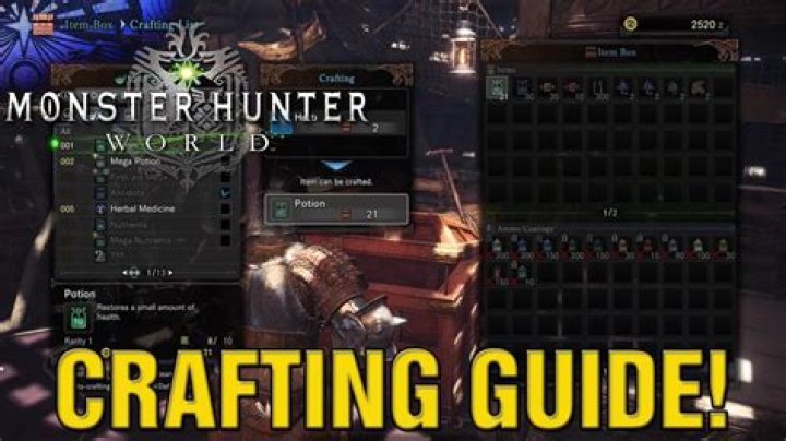 monster hunter world crafting Archives